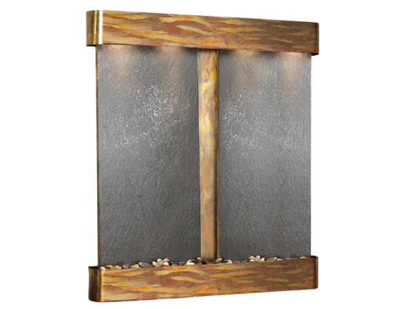 Cottonwood Falls-Round-Rustic Copper-Black Featherstone