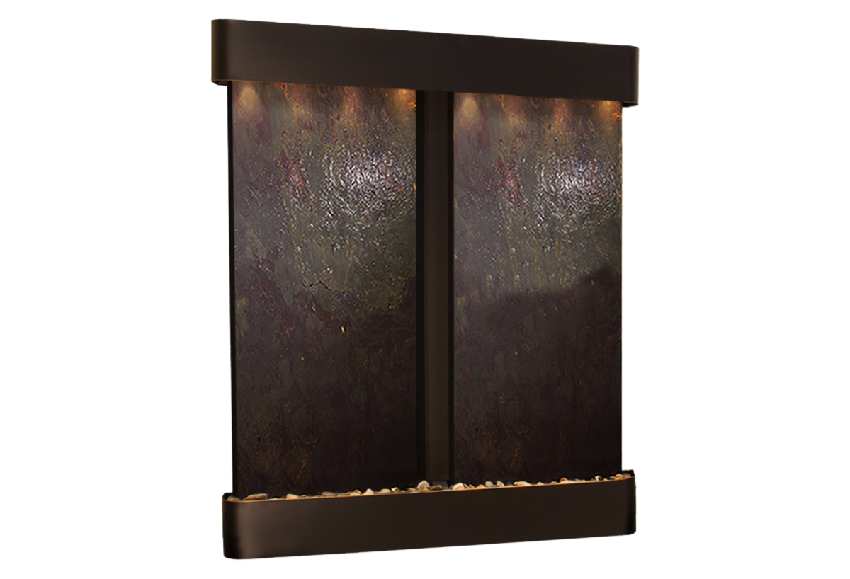 Cottonwood Falls-Round-Blackened Copper-Multi-Color Featherstone