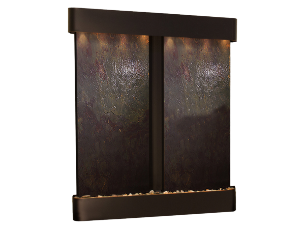 Cottonwood Falls-Round-Blackened Copper-Multi-Color Featherstone