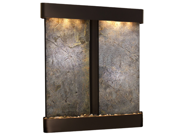 Cottonwood Falls-Round-Blackened Copper-Green Featherstone