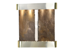 Aspen Falls-Round-Stainless Steel-Multi-Color Natural Slate
