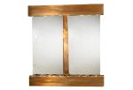 Aspen Falls-Square-Rustic Copper-Silver Mirror