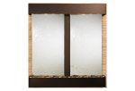Aspen Falls-Square-Blackened Copper-Silver Mirror