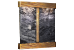 Cottonwood Falls-Round-Rustic Copper-Black Spider Marble