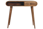 Curved Chestnut Writing Desk