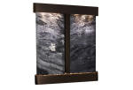 Cottonwood Falls-Round-Blackened Copper-Black Spider Marble