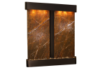 Cottonwood Falls-Round-Blackened Copper-Brown Marble