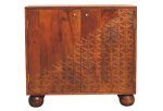 Chestnut Dice Cabinet