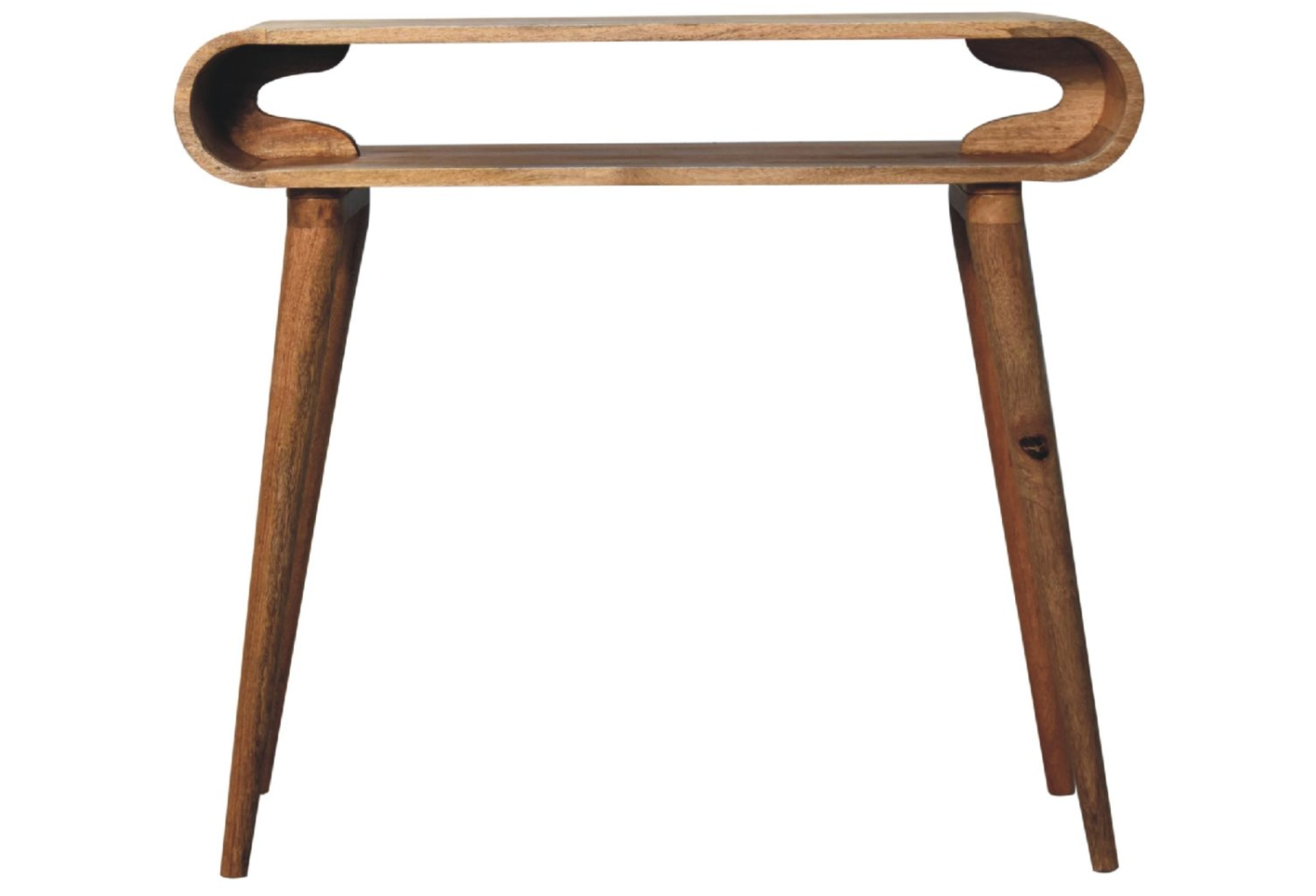 Amaya Oak-ish Nordic Style Console Table