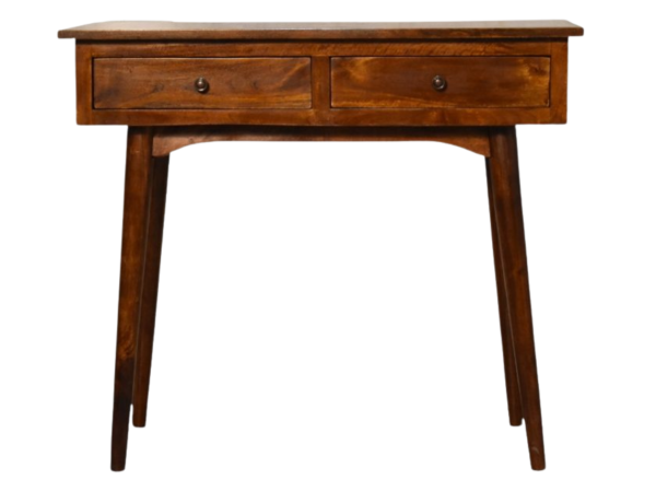 Chestnut Hallway 2 Drawer Console Table