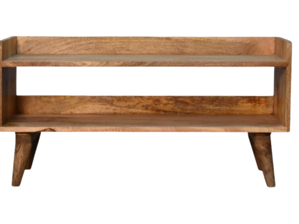 Oak-ish Nordic Storage Bench