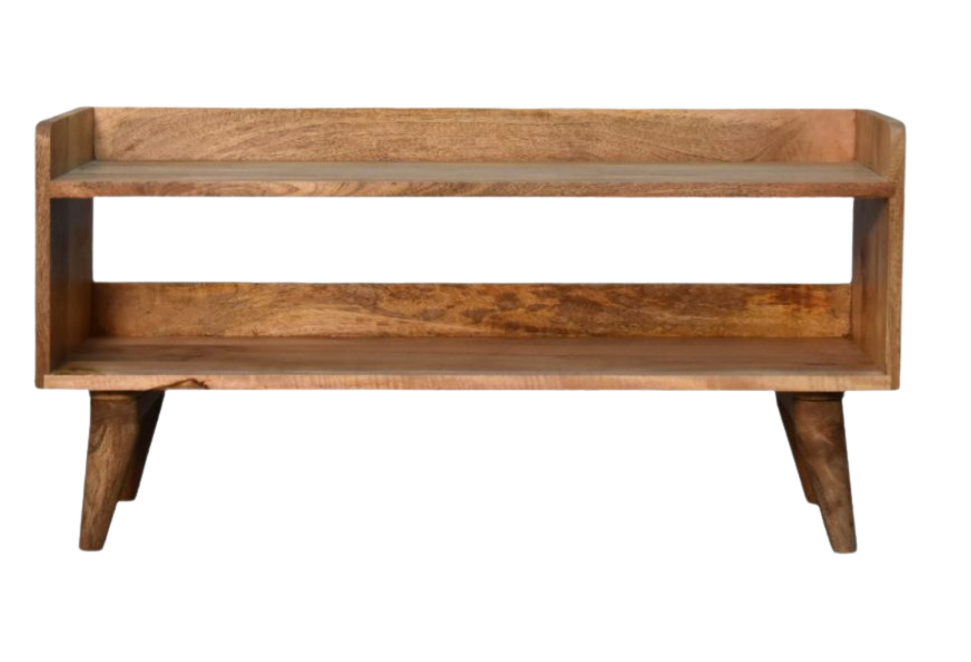 Oak-ish Nordic Storage Bench