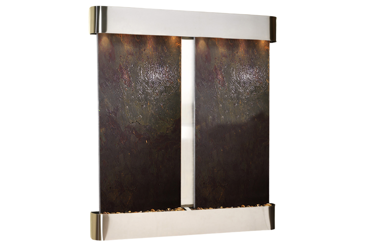 Cottonwood Falls-Round-Stainless Steel-Multi-Color Featherstone