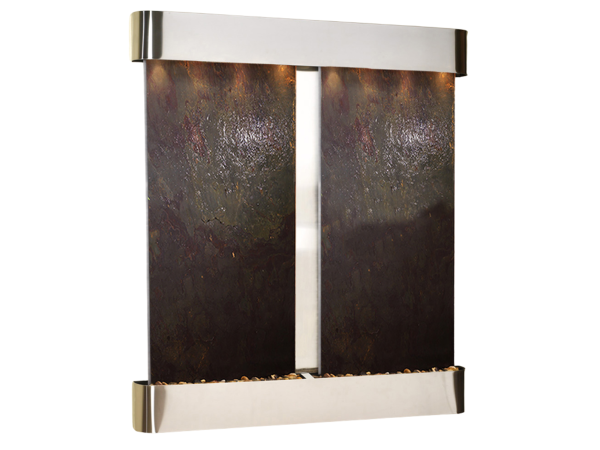 Cottonwood Falls-Round-Stainless Steel-Multi-Color Featherstone
