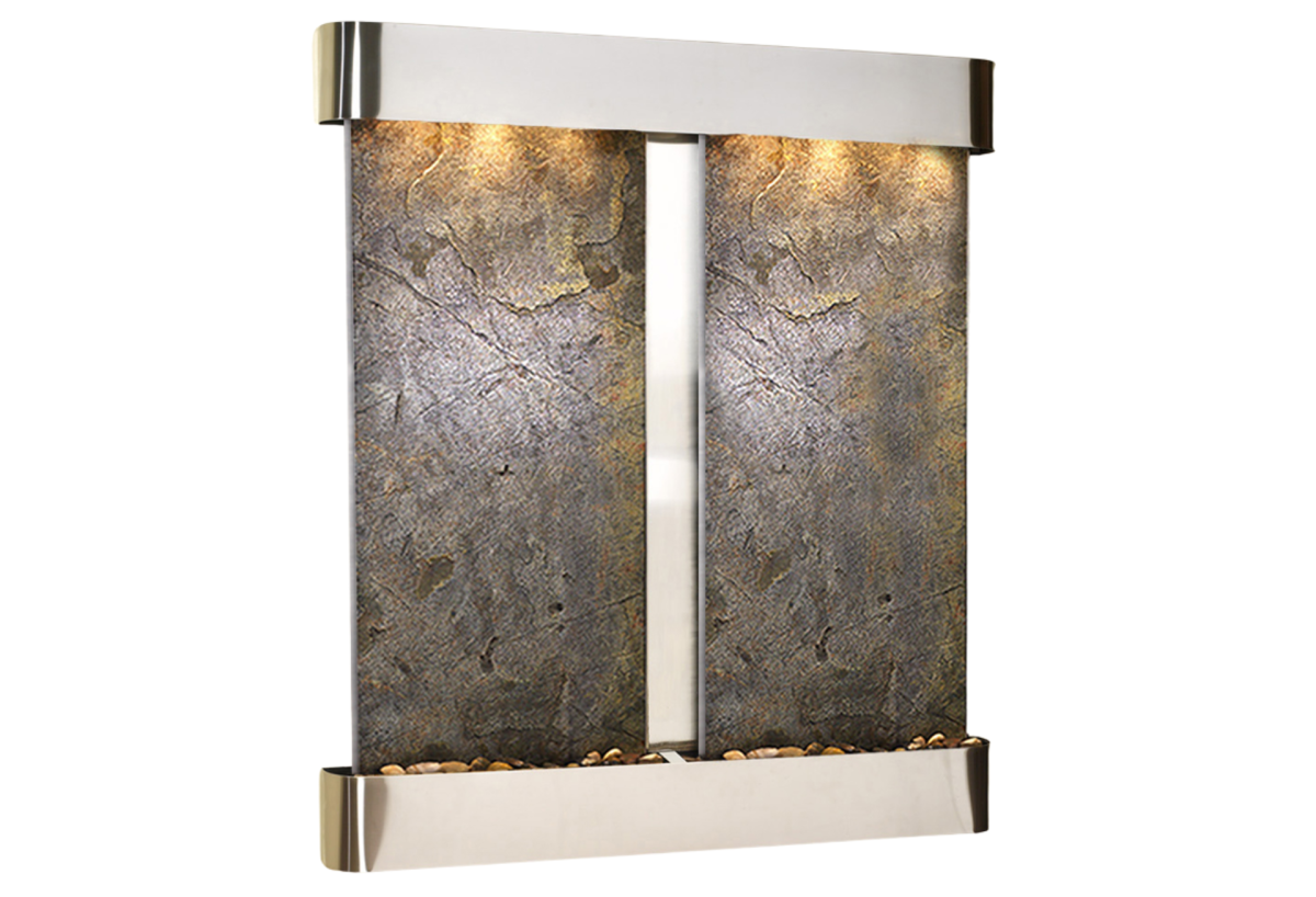 Cottonwood Falls-Round-Stainless Steel-Green Featherstone