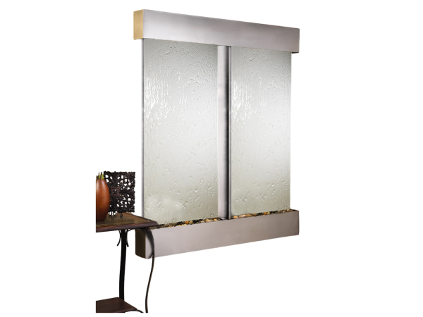 Cottonwood Falls-Square-Stainless Steel-Silver Mirror