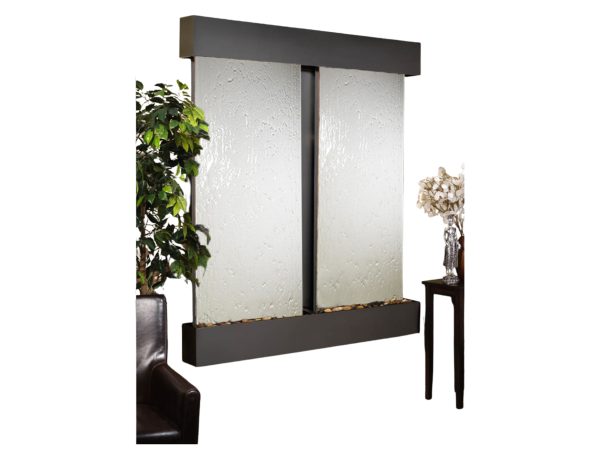 Cottonwood Falls-Square-Blackened copper-Silver Mirror