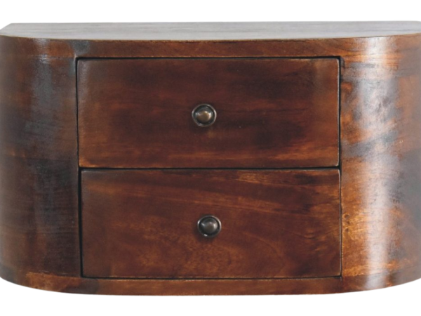 Lunar 2 Drawer Floating nightstand