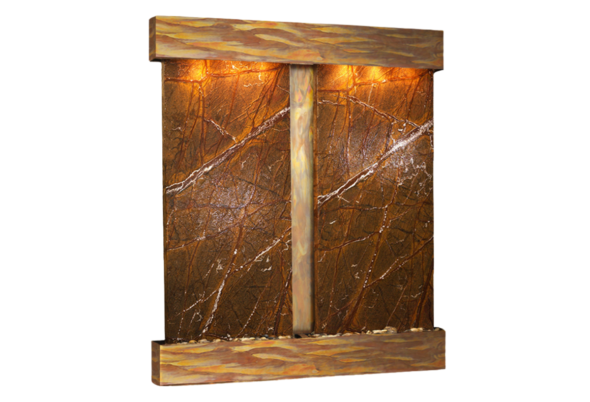 Cottonwood Falls-Square-Rustic Copper-Brown Marble