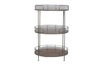 Industrial Round Butler Tray Table