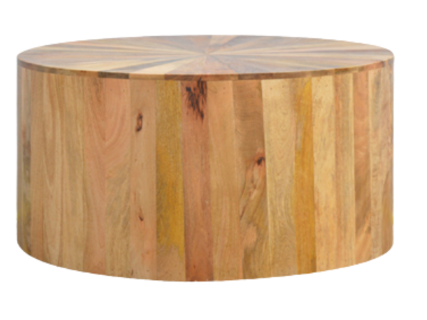 Round Wooden Coffee Table