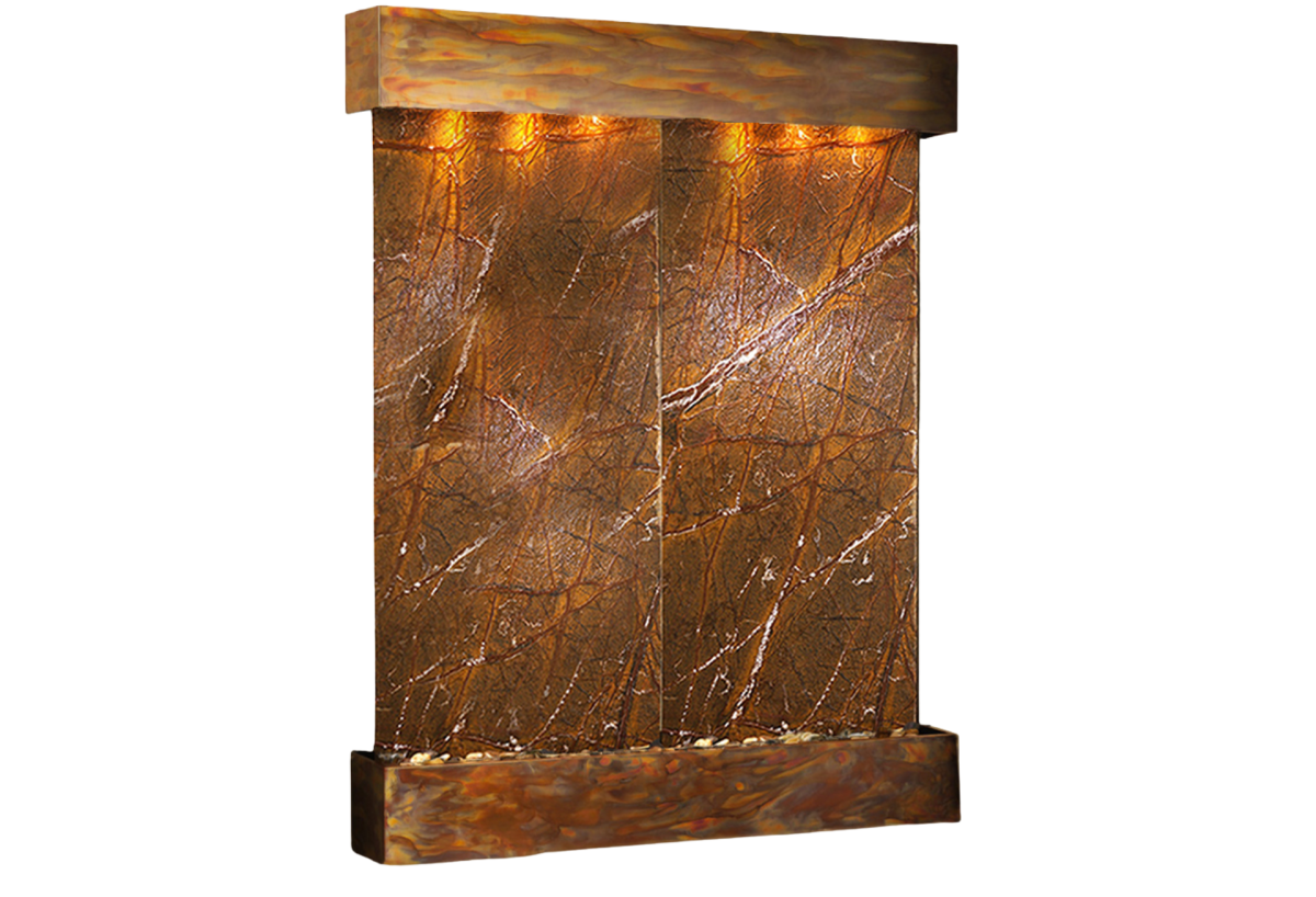 Majestic River-Square-Rustic Copper-Brown-Marble