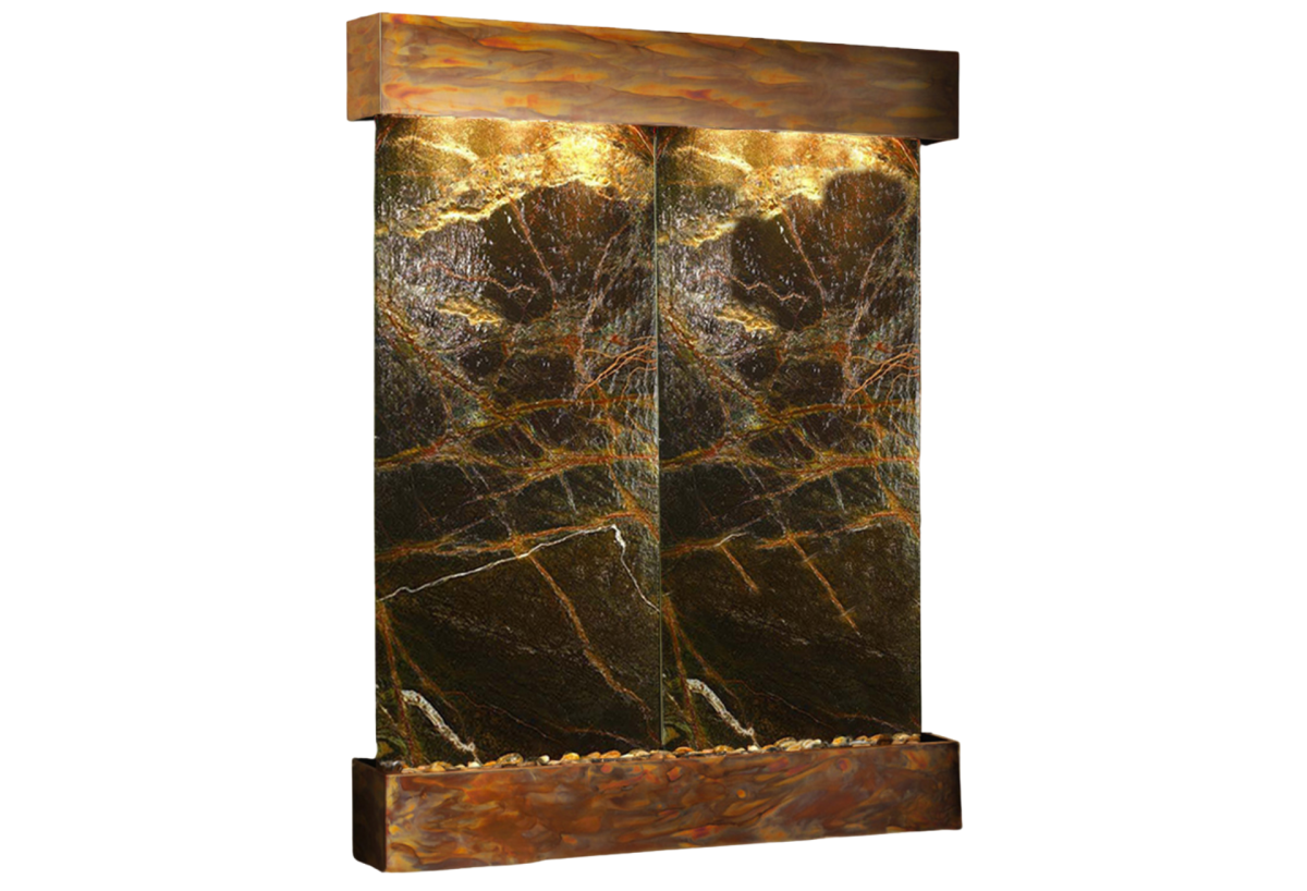 Majestic River-Square-Rustic Copper-Green-Marble