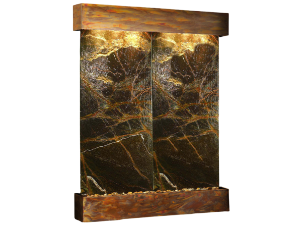 Majestic River-Square-Rustic Copper-Green-Marble