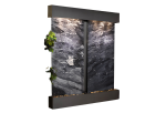 Cottonwood Falls-Square-Blackened copper-Black Spider Marble