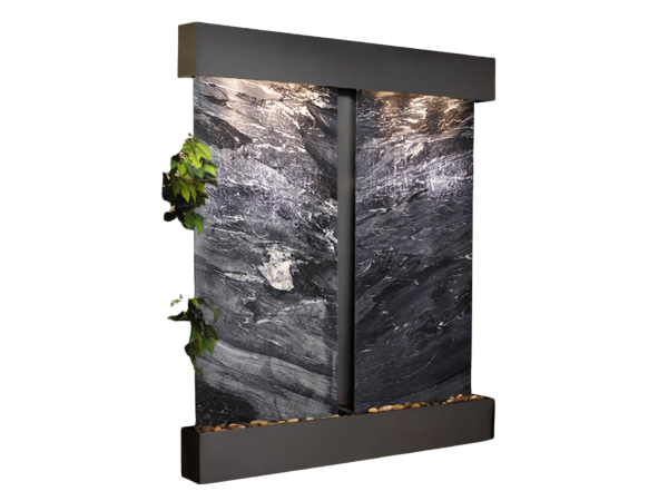 Cottonwood Falls-Square-Blackened copper-Black Spider Marble
