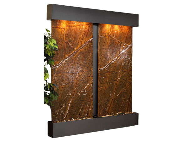 Cottonwood Falls-Square-Blackened copper-Brown Marble