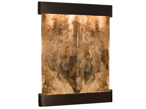 Majestic River-Round -Blackened Copper-Magnifico-Travertine