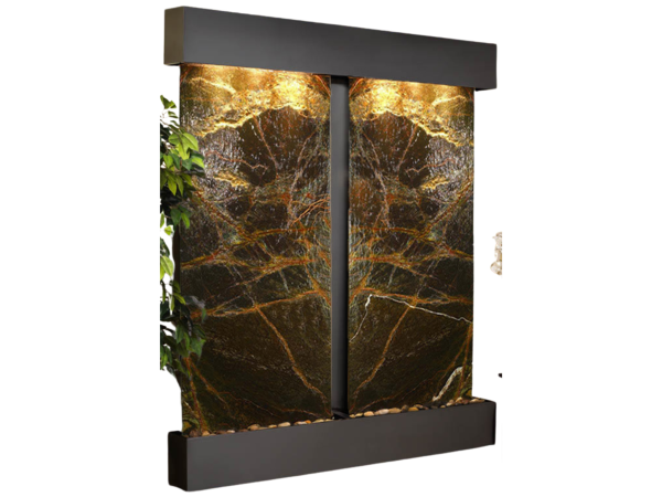 Cottonwood Falls-Square-Blackened copper-Green Marble