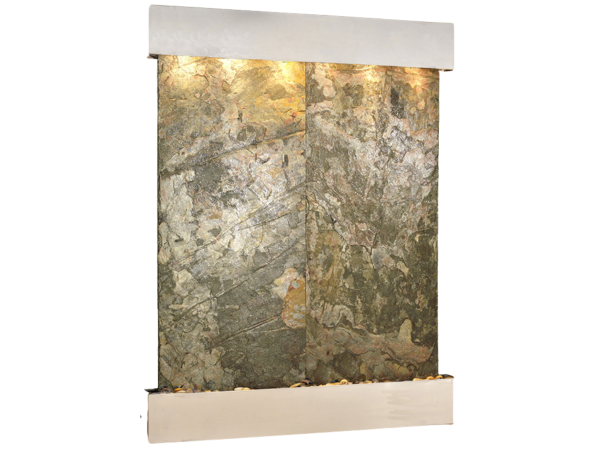 Majestic River-Square-Stainless Steel-Green-Natural Slate