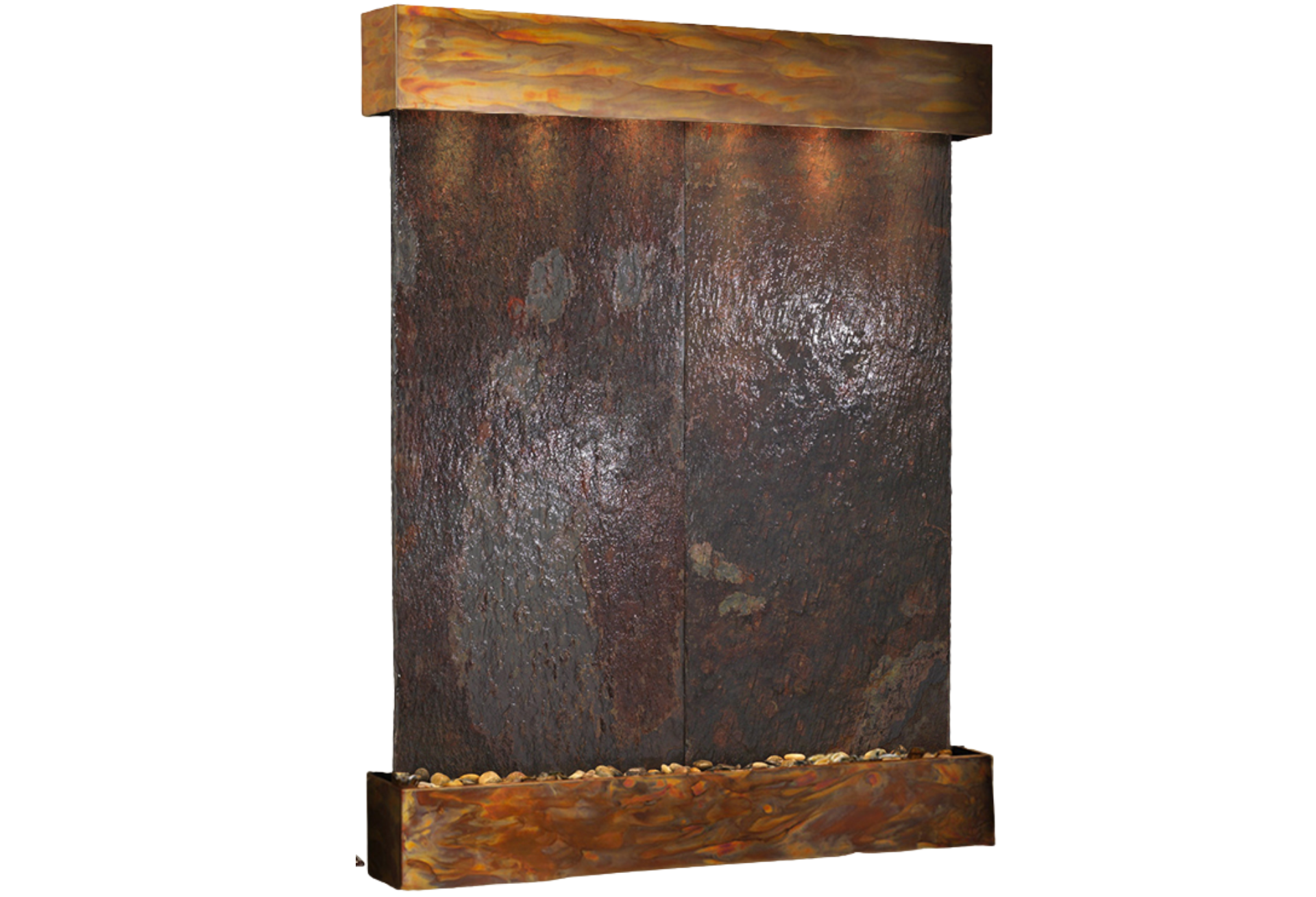 Majestic River-Square-Rustic Copper-Multi-Color-Natural Slate