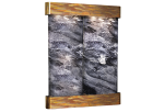 Majestic River-Round -Rustic Copper-Black-Marble