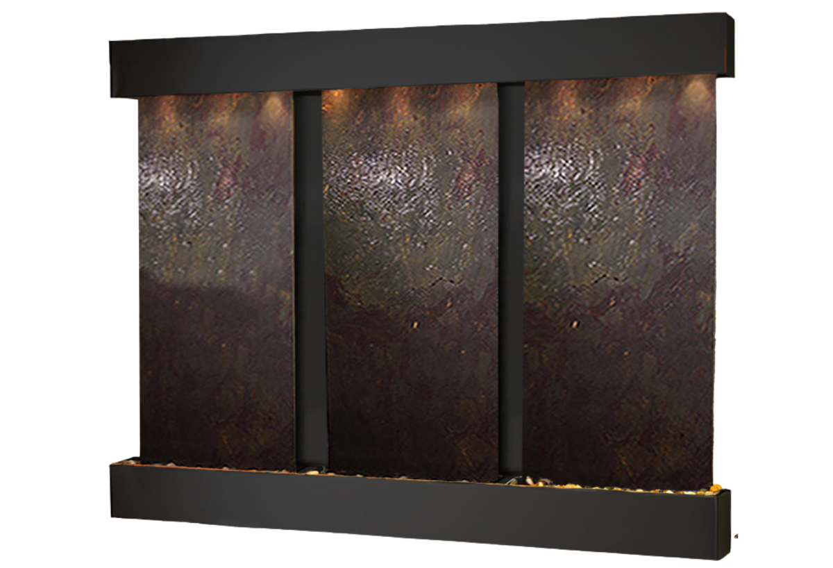 Deep Creek Falls-Square-Blackened copper-Multi-Color Featherstone