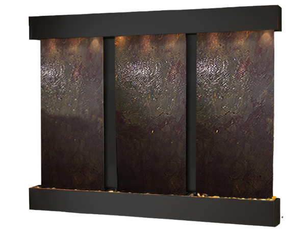 Deep Creek Falls-Square-Blackened copper-Multi-Color Featherstone
