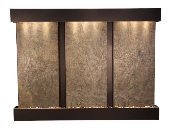 Deep Creek Falls-Square-Blackened copper-Green Featherstone