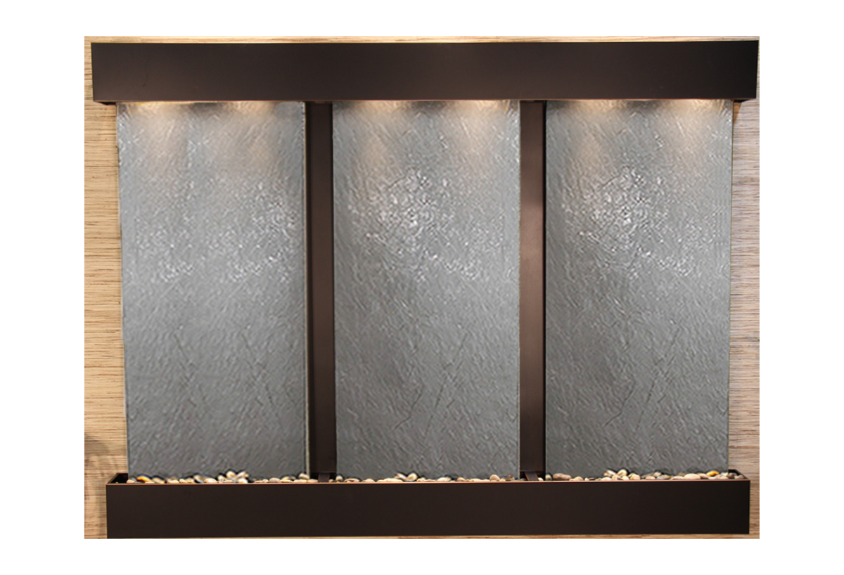 Deep Creek Falls-Square-Blackened copper-Black Featherstone