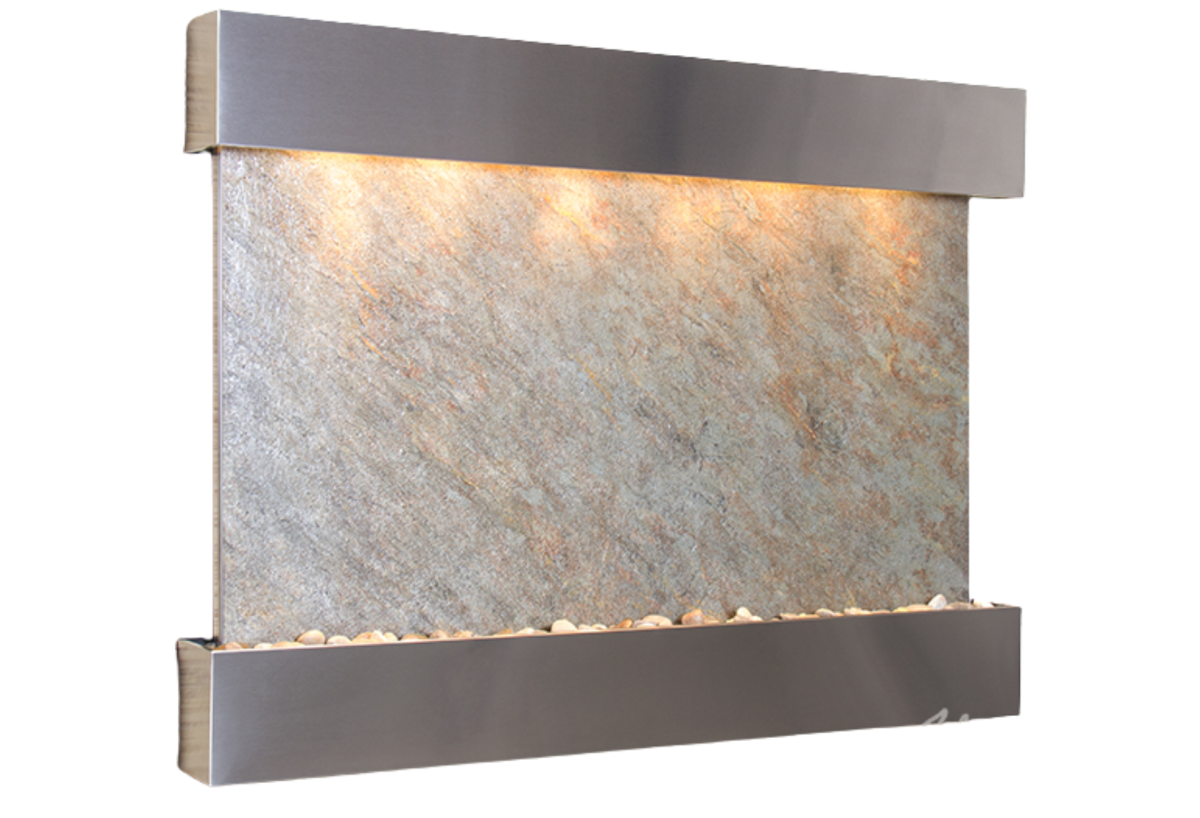 Teton Falls -Square-Stainless Steel-Green-Featherstone