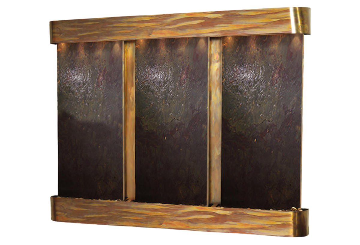 Deep Creek Falls-Round-Rustic Copper-Multi-Color Featherstone