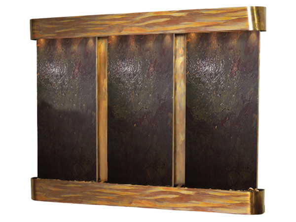 Deep Creek Falls-Round-Rustic Copper-Multi-Color Featherstone