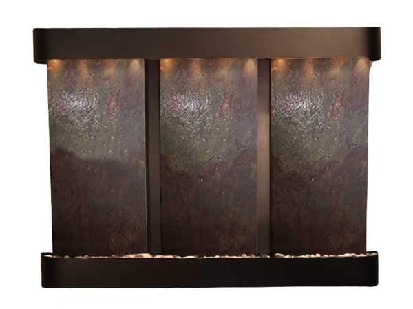 Deep Creek Falls-Round-Blackened Copper-Multi-Color Featherstone