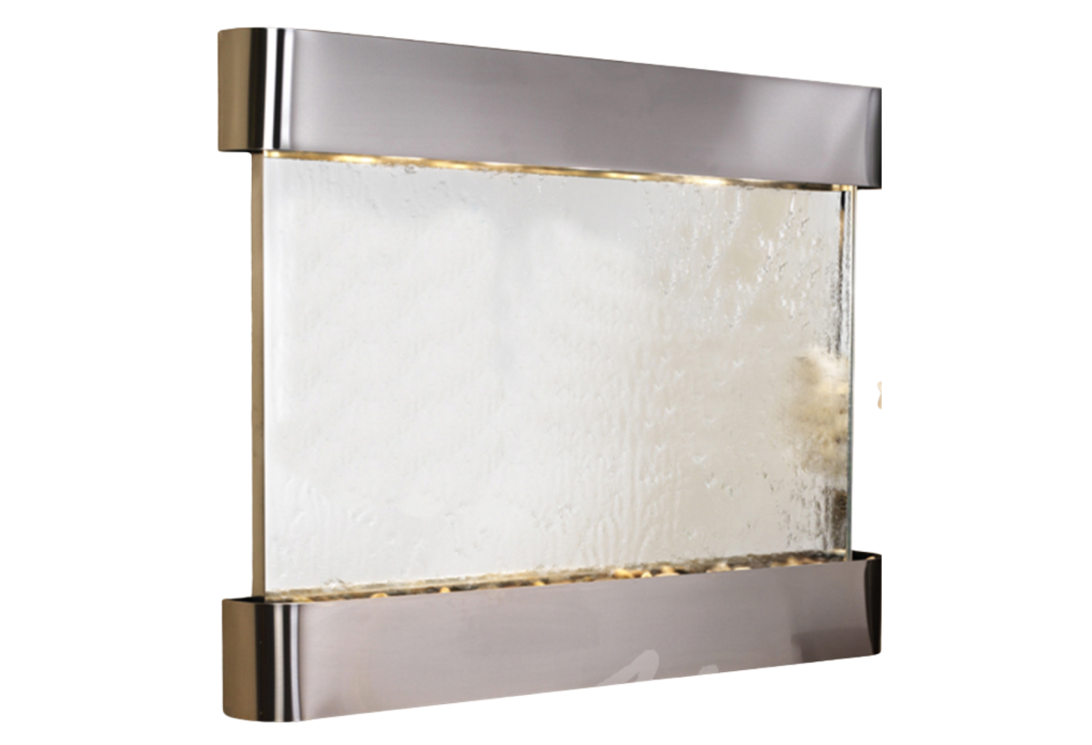 Teton Falls -Round -Stainless Steel-Silver-Mirror