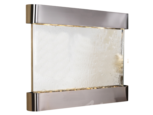 Teton Falls -Round -Stainless Steel-Silver-Mirror