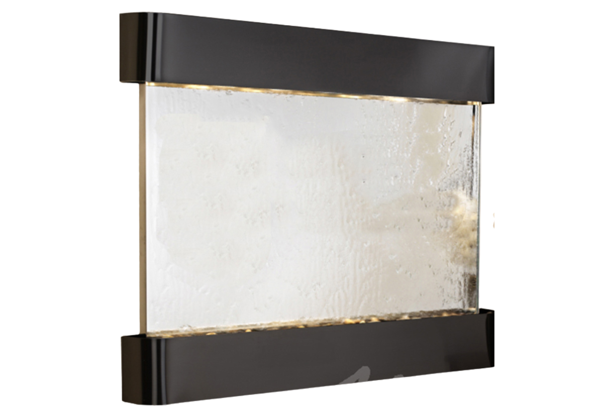 Teton Falls -Round -Blackened Copper-Silver-Mirror