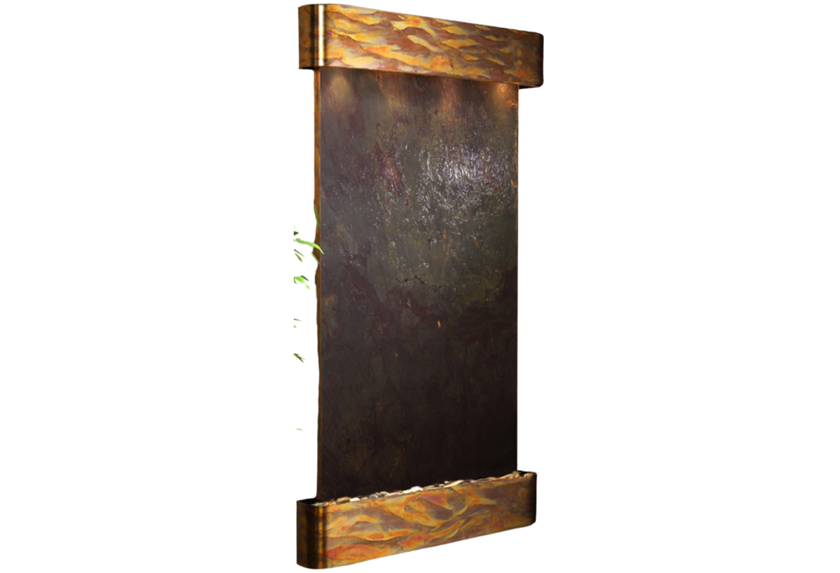 Summit Falls -Round -Rustic Copper-Multi-Color-Featherstone