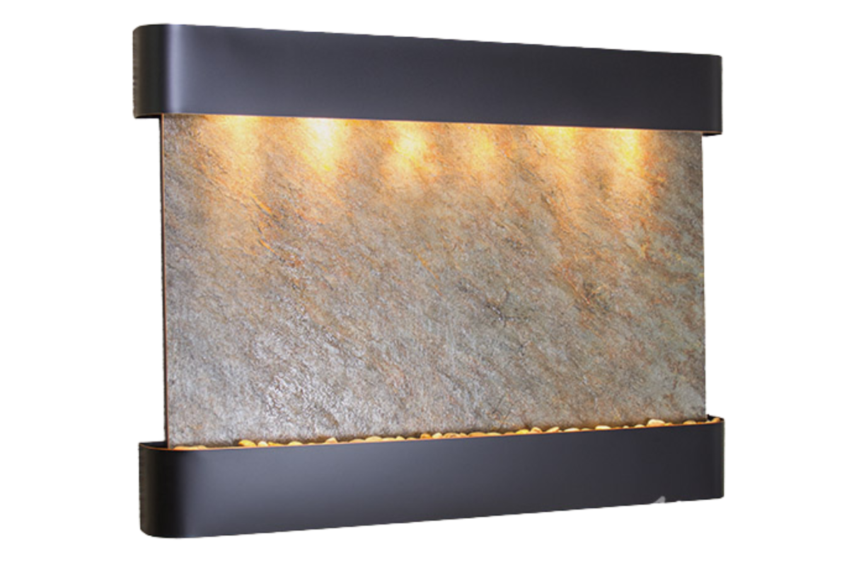 Teton Falls -Round -Blackened Copper-Green-Featherstone