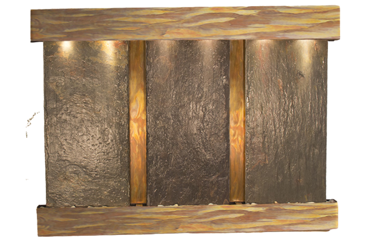 Olympus Falls-Square-Rustic Copper-Multi-Color Natural Slate